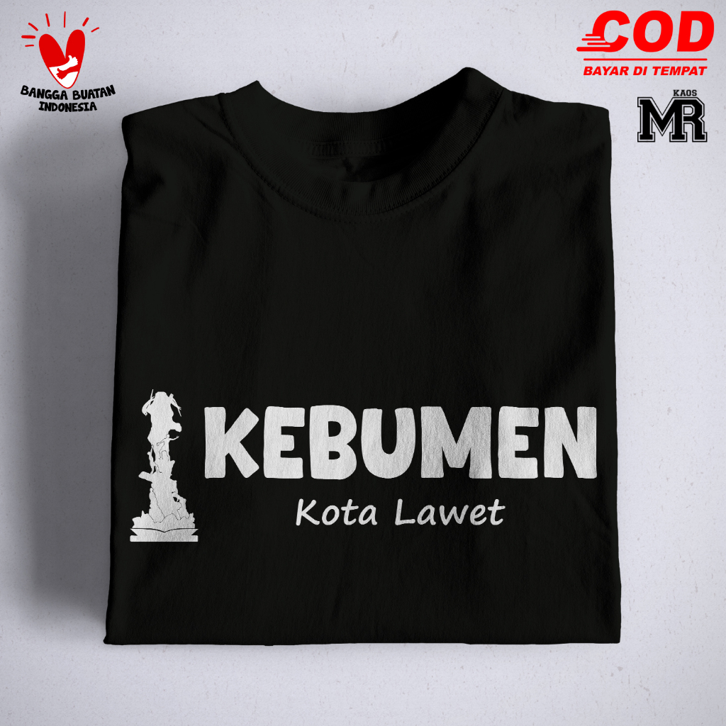 Kebumen - Kaos - Baju - T-Shirt - Pakaian - Murah - Pria - Wanita - Dewasa - Keren - Kekinian - COD