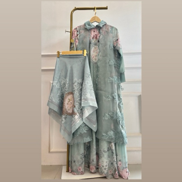 TERMURAH pesona OMG Dress/Dress pesta bordir/gamis pesona OMG/gamis outer bordir