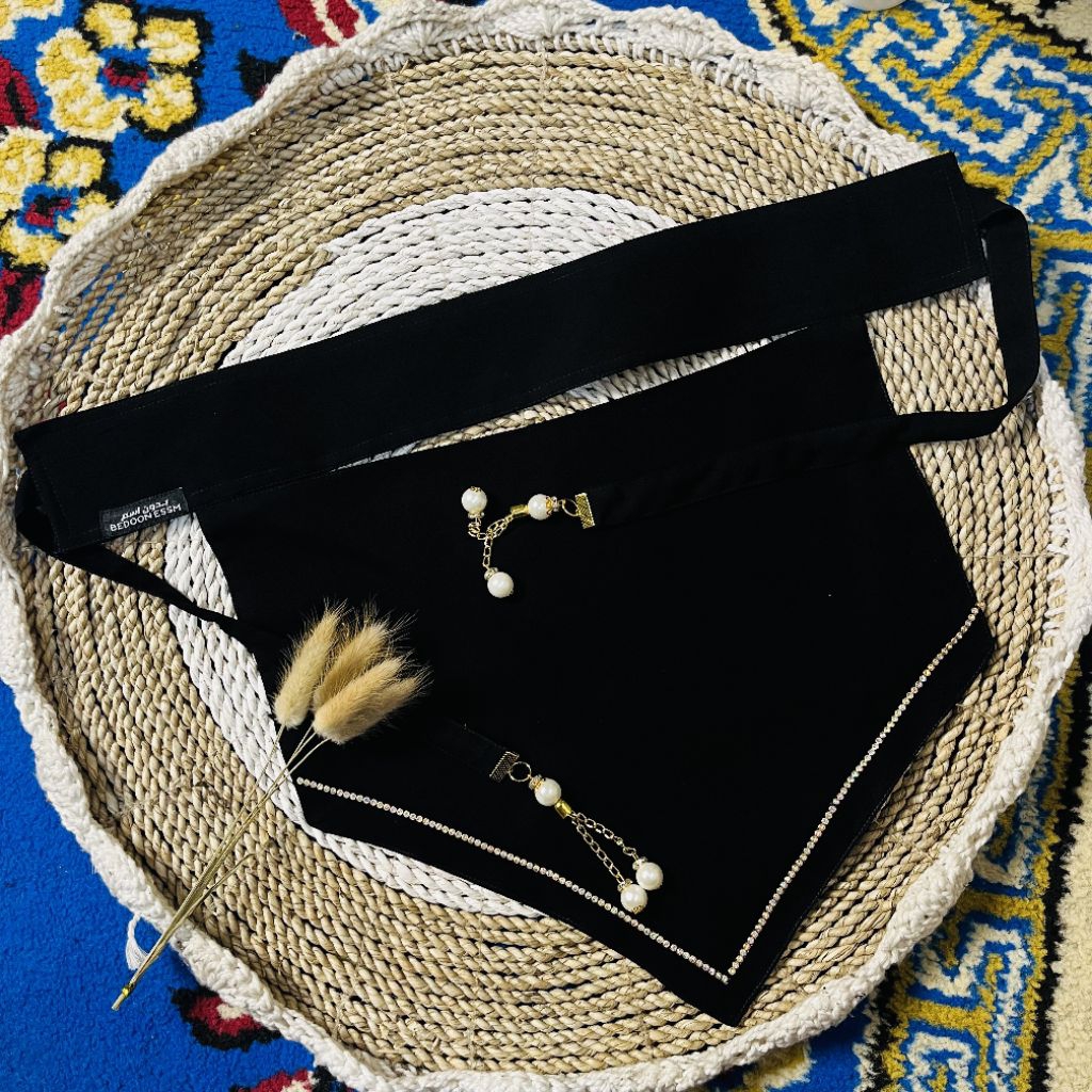 Niqob yaman pendek Cadar bandana ped keras yaman Niqab yaman