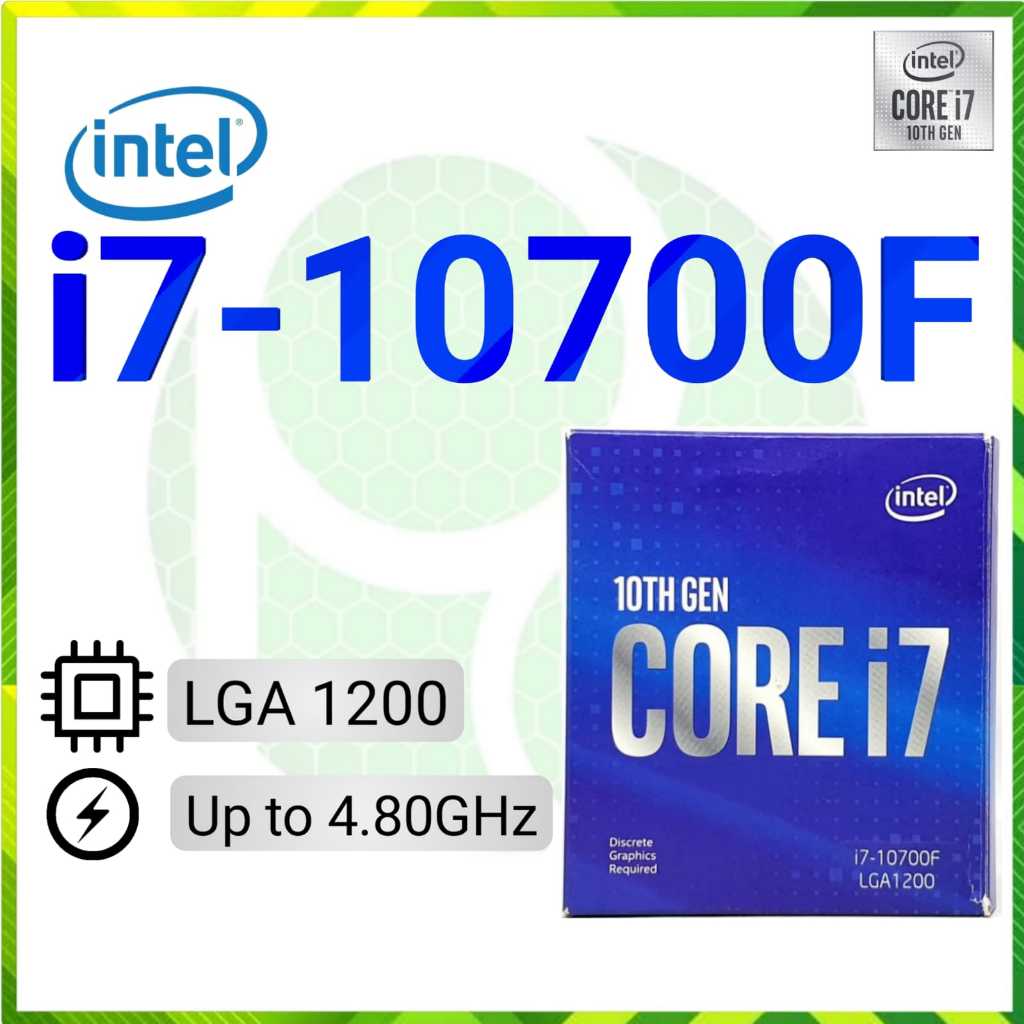 Intel Core i7 10700F up to 4.80GHz | Processor CPU i7 10700 F