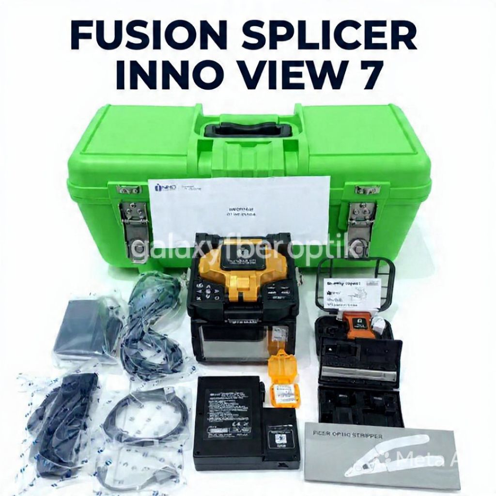 splicer inno view 7 / splicer inno original / Fusion Splicer INNO View7 Alat Sambung Fiber Optik 6 M