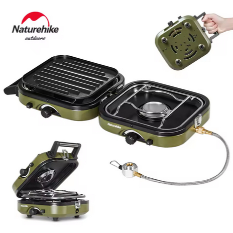 FOLDING GAS STOVE DOUBLE BURNER NATUREHIKE NH22RJ003