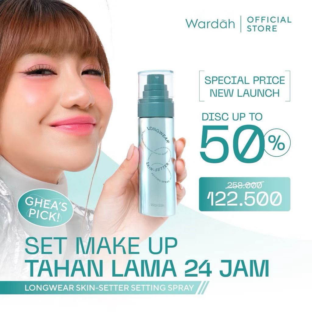 wardah setting spray