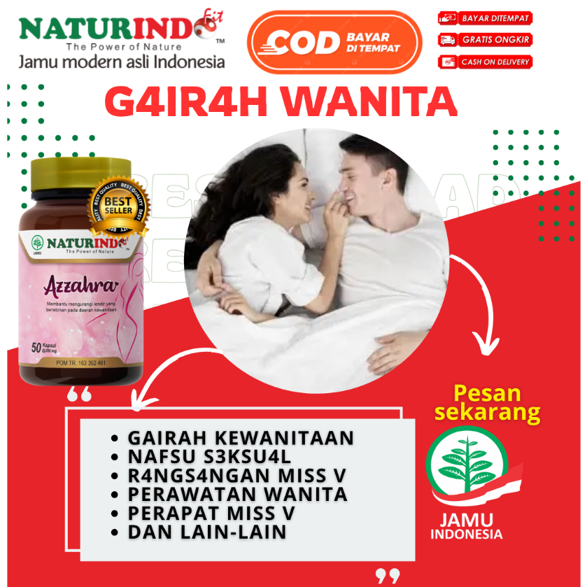 jamu wanita Suplemen Penambah Gairah Wanita Tingkatkan Stamina Wanita AZZAHRA NATURINDO