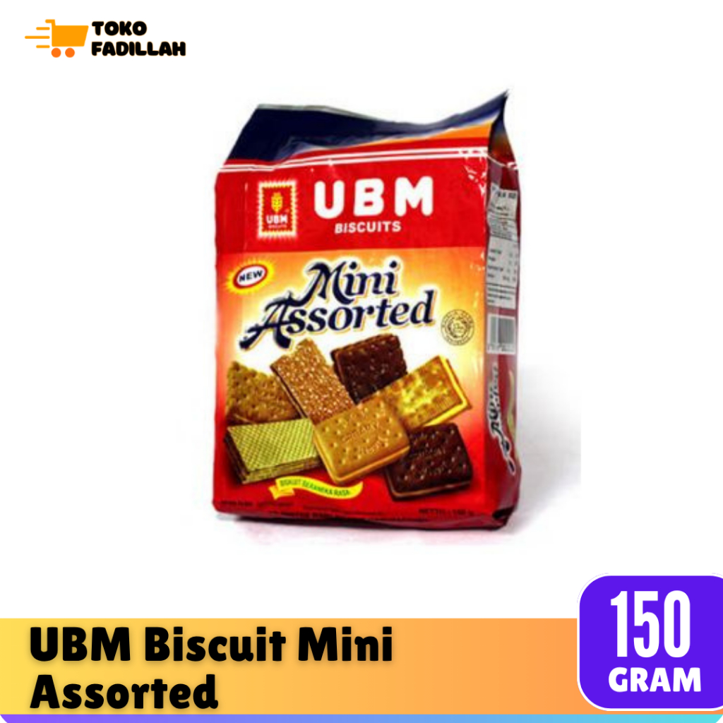 UBM Biscuits Mini Assorted 150 gr