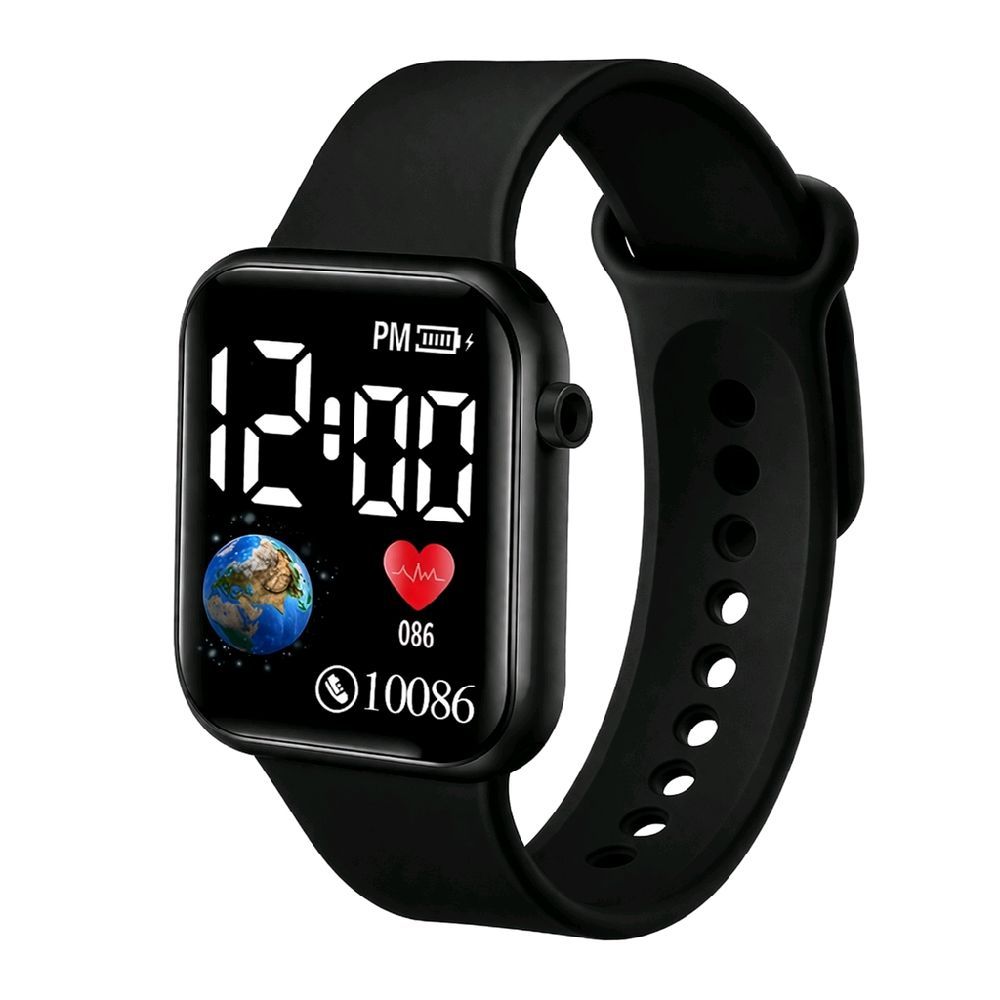 Jam Tangan LED Anak Anak Cowok Cewek Anti Air Desain Elegan