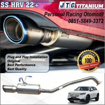 JTC TITANIUM EXHAUST MUFFLER SUPER SPORT TITANIUM HONDA HRV 22+