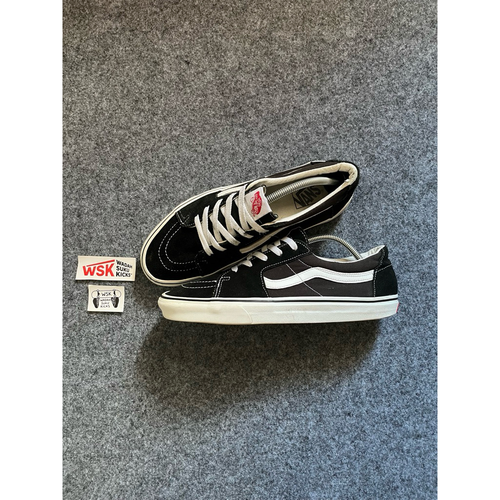 Vans SK8 Low Black White Size 44 | Second Original Good Condition