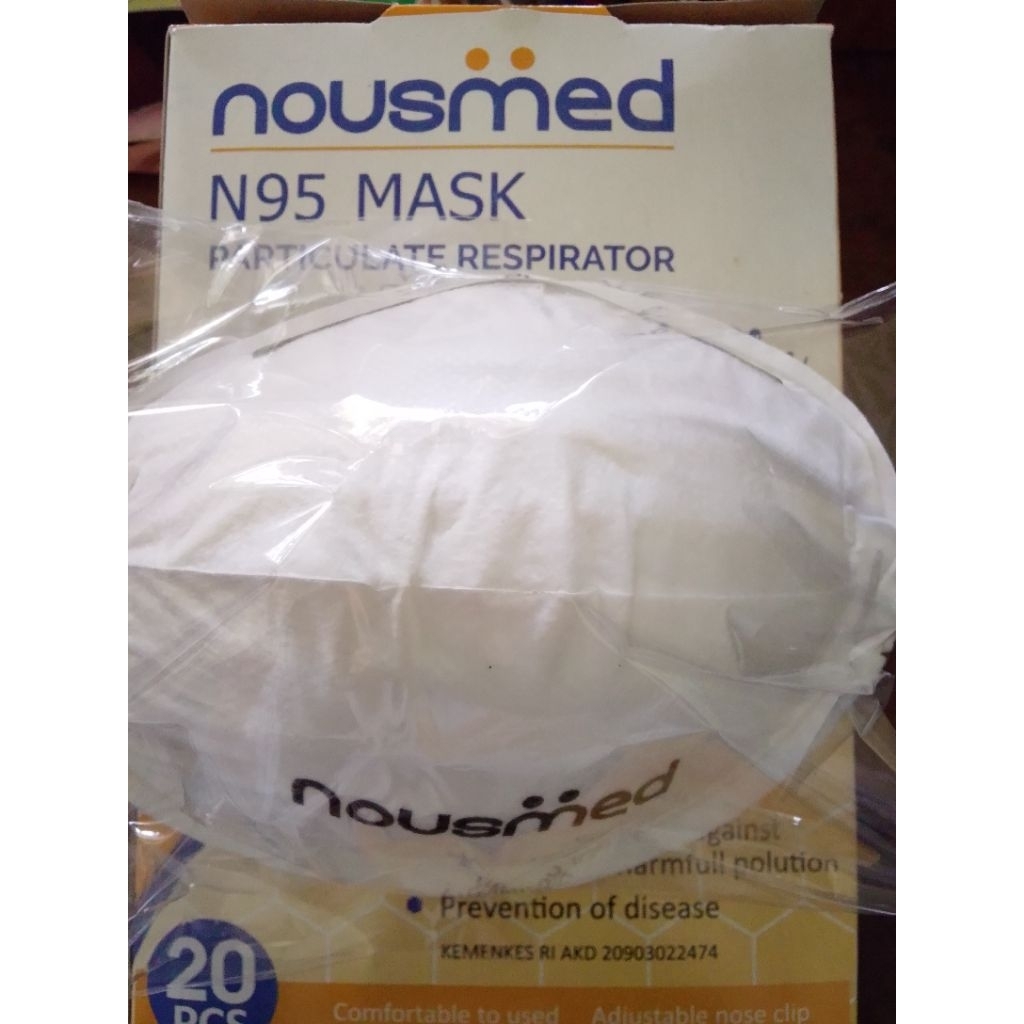 MASKER NOUSMED 5ply N95 PUTIH PER PCS