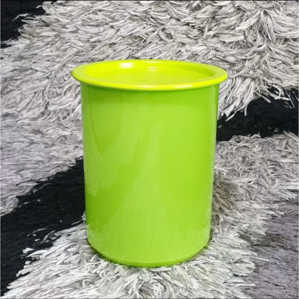 tupperware canister 1,2L toples warna hijau