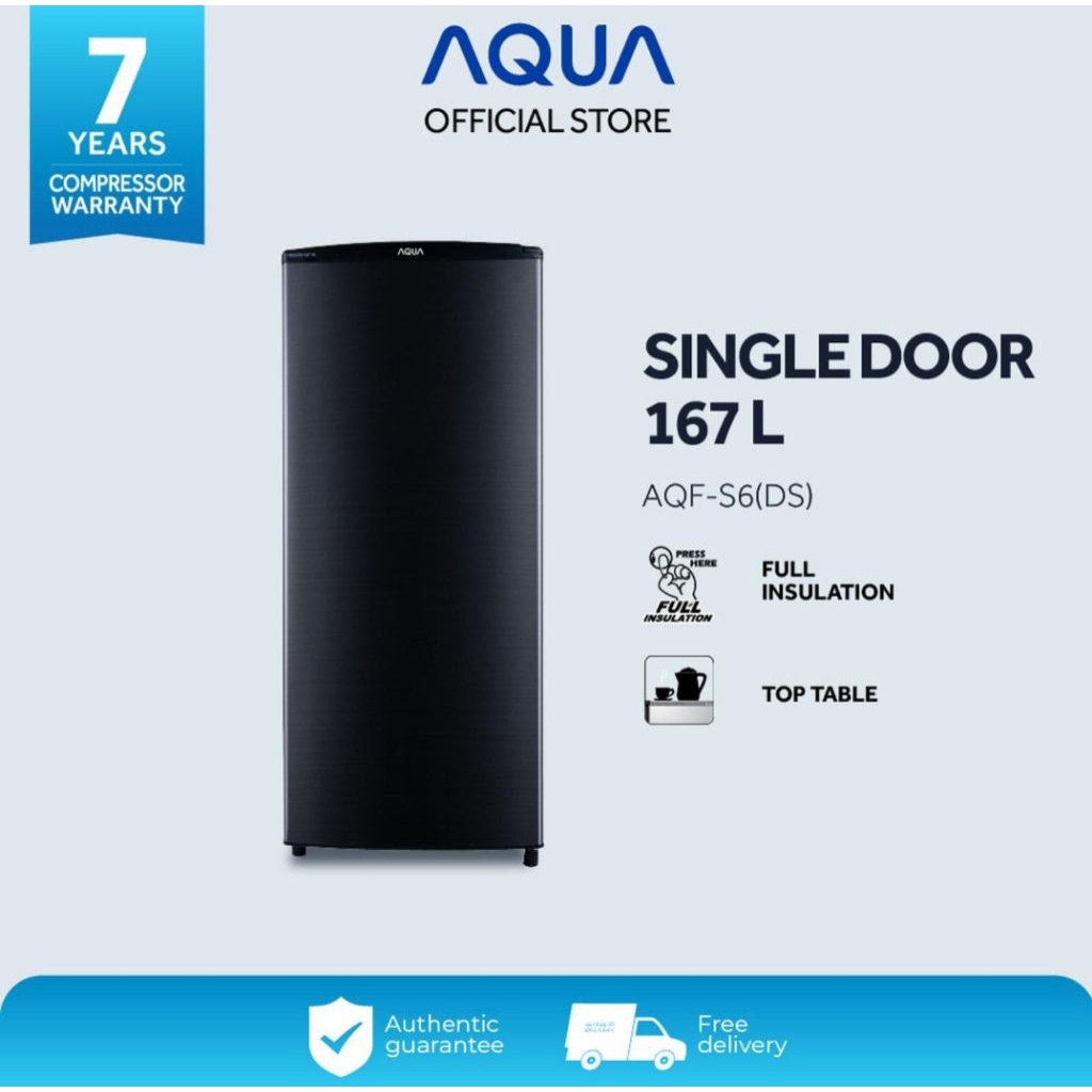 KULKAS FREEZER AQUA 6 RAK 1 PINTU AQF-S6 KULKAS FREEZER AQUA 6RAK AQFS6 KULKAS FREEZER AQUA FREEZER 