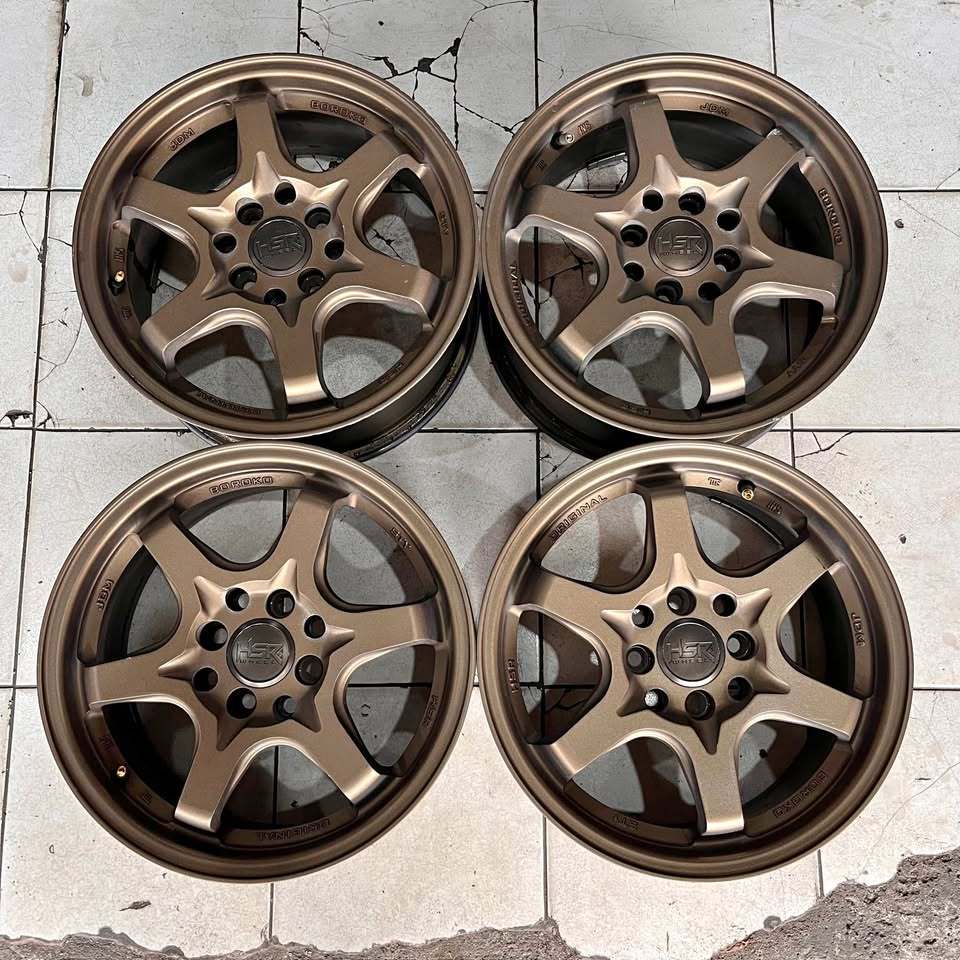 Jual velg second hsr type sty ring 15 cocok baut brio jazz vios city swift dll