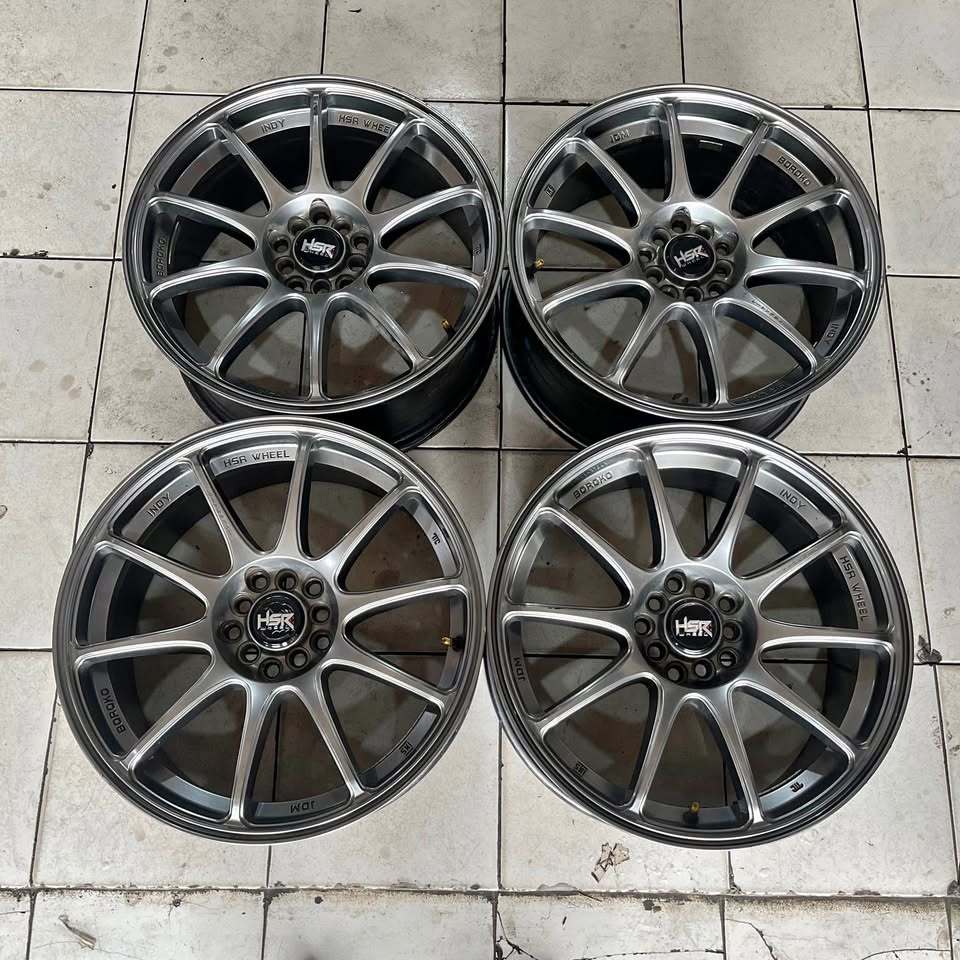 Jual velg second hsr type indy boroko ring 18 cocok buat innova rush terios hrv crv dll