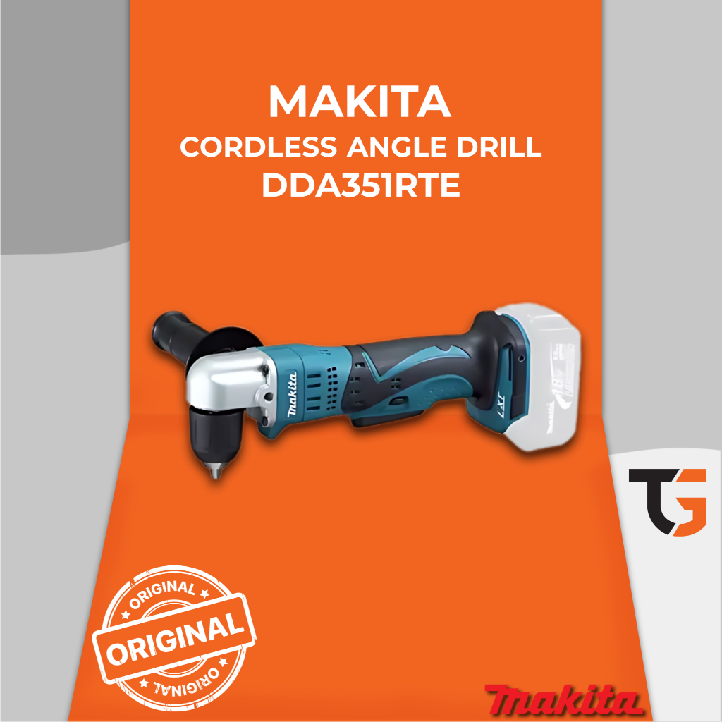 Mesin Bor Sudut Cordless Angle Drill Makita 18V DDA351RTE