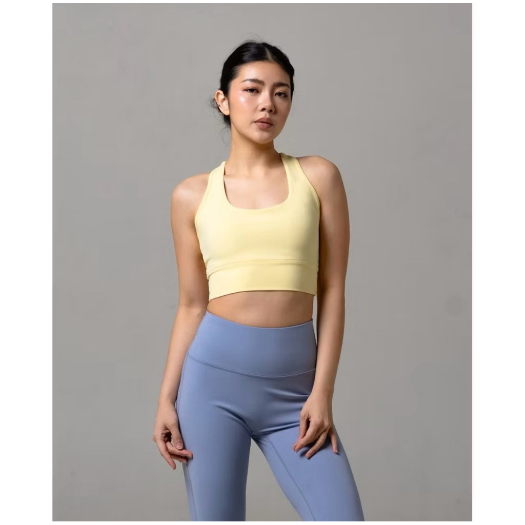 [PRELOVED] Laurelton Flow Racerback Sport Bra - Racerback Crop & High Support | Sport Bra Yoga Pilat