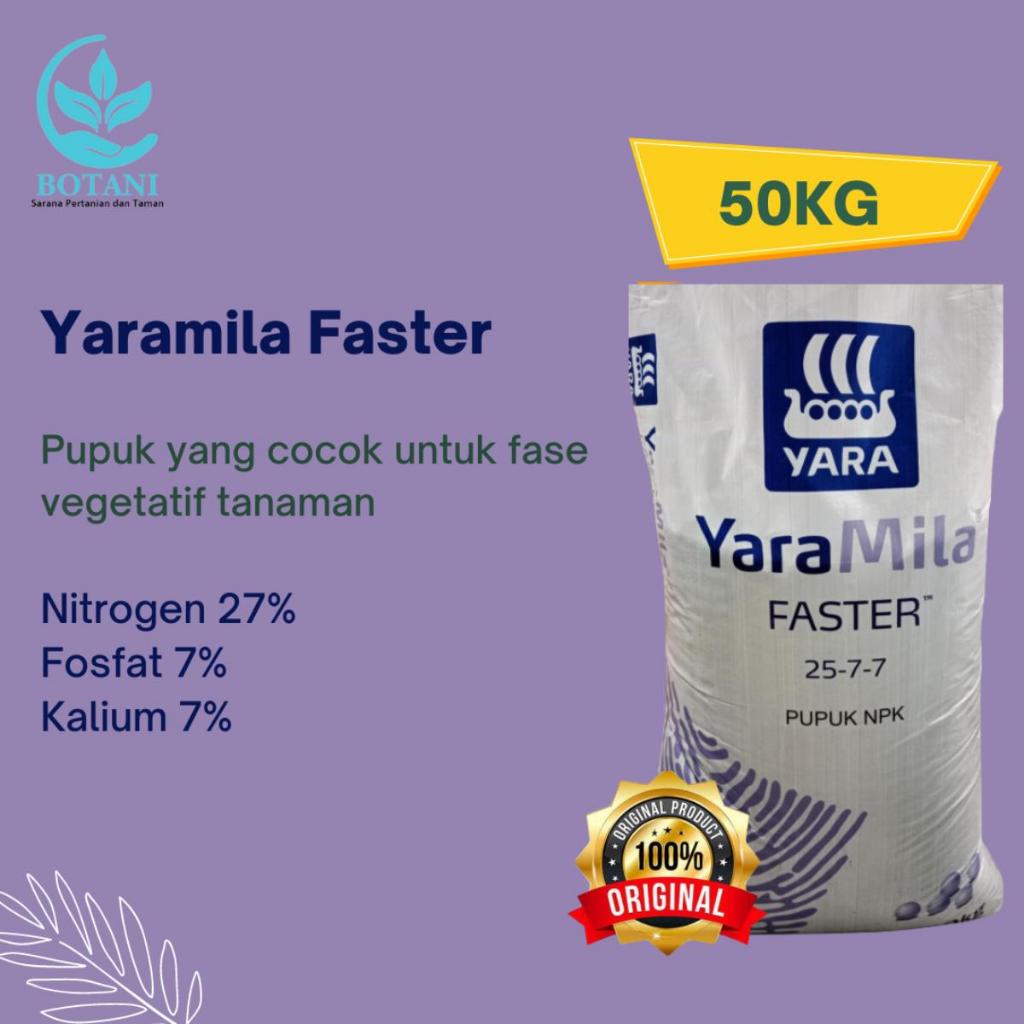 Pupuk NPK Faster YaraMila 50 kg 100% Original