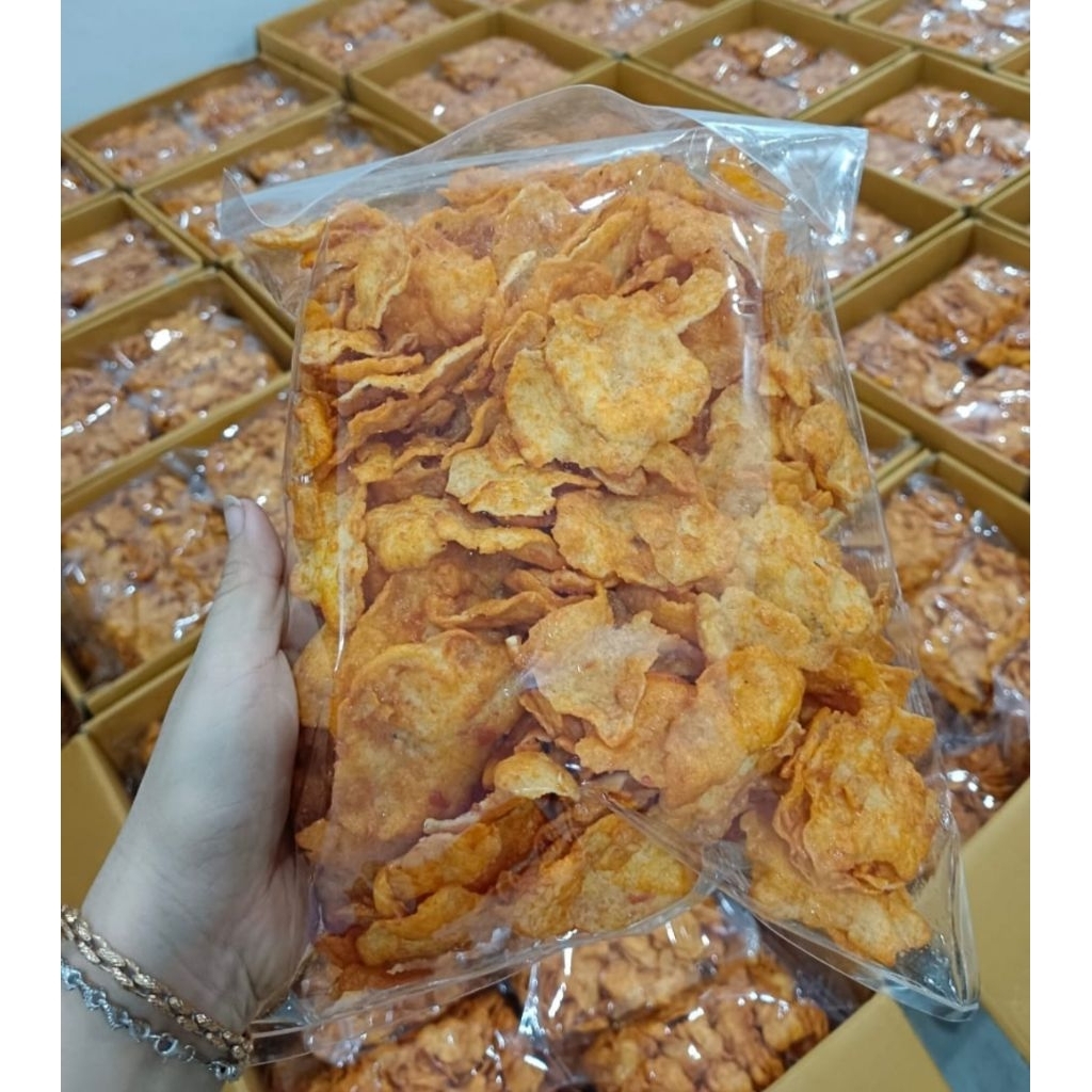 EMPING PEDAS MANIS MERAH / EMPING RAPUH / EMPING TIPIS