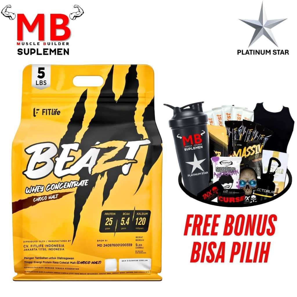 Beazt Fitlife 5 lbs Whey Protein Concentrate DPro WPro D W Pro Isolate Fit Life 5lbs 5lb 10 lb Beast