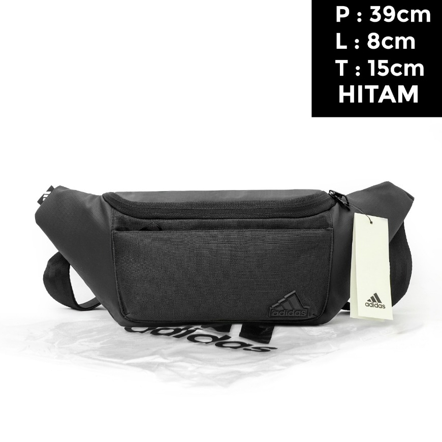 Waistbag adidas waterproof import mirror ORI tas pinggang pria