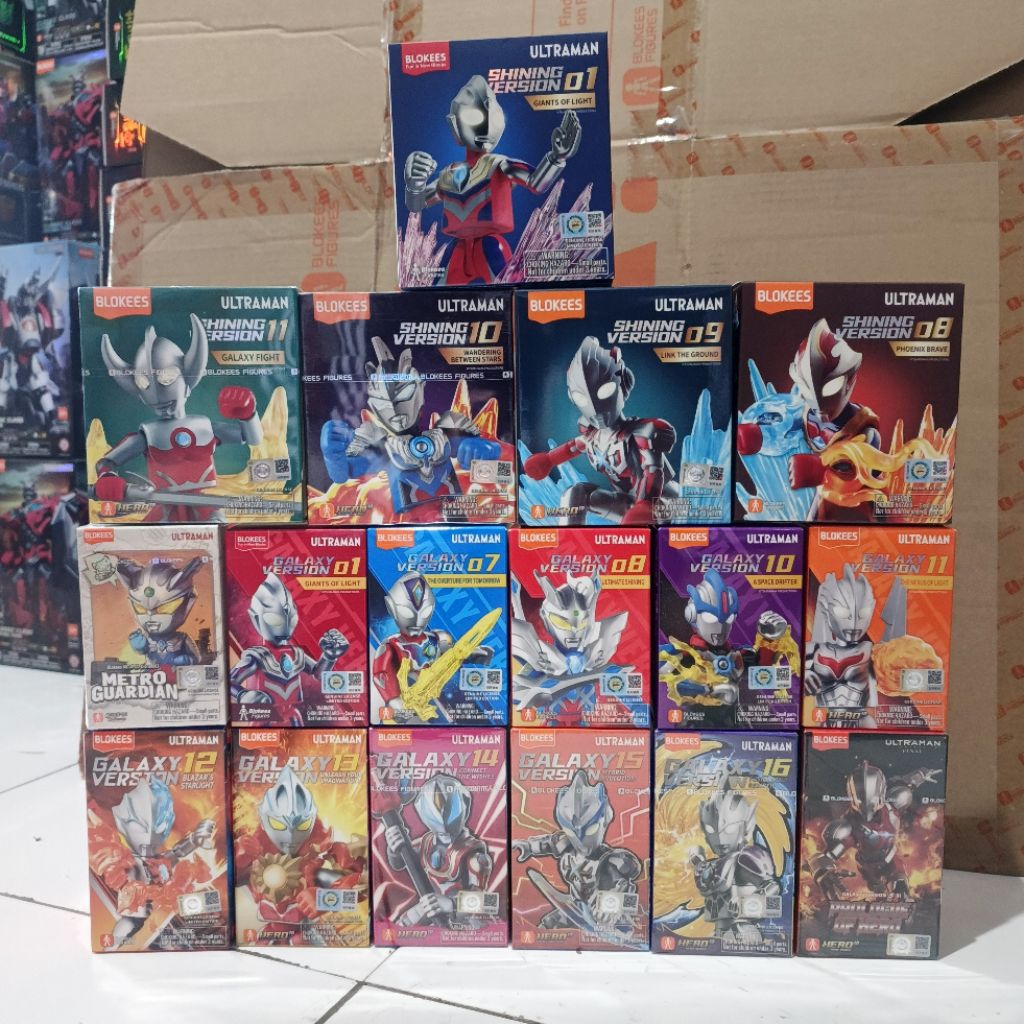 BEST SELLER Blokees Ultraman Galaxy Version Series Ultraman Mojipod Ultraman Shining Version Series 