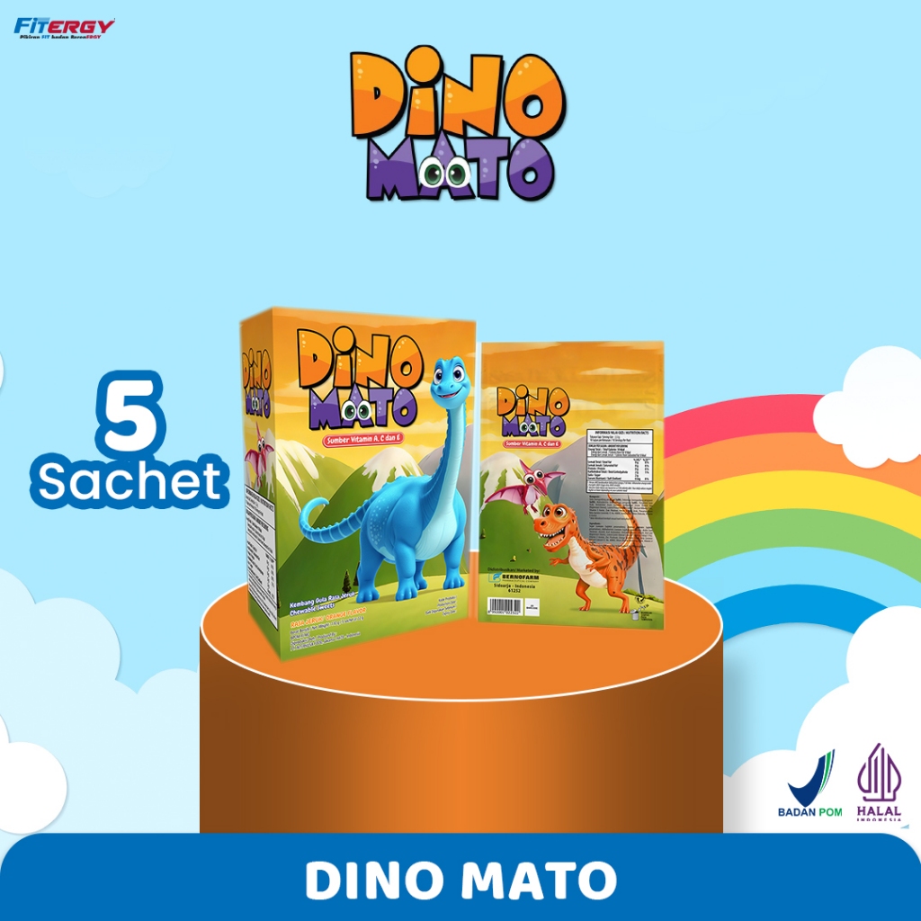 DINO MATO Permen Vitamin Untuk Mata Anak Isi 1 Box