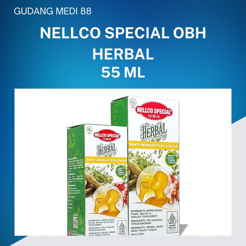 Nellco Special OBH Herbal / Obat Batuk Pilek Herbal / Obat Batuk Herbal