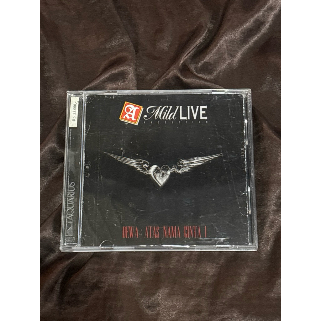 CD ALBUM DEWA 19 ATAS NAMA CINTA I ORIGINAL