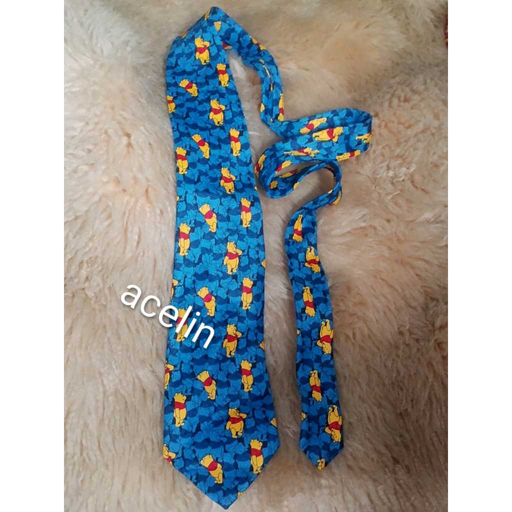 Vintage Pooh Bear Neck Tie Winnie The Pooh Men's Tie Accessories Collectible Disney