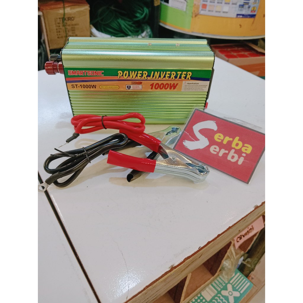 (1000W INVERTER) Alat penyuplai arus bolak balik listrik Dc ke AC