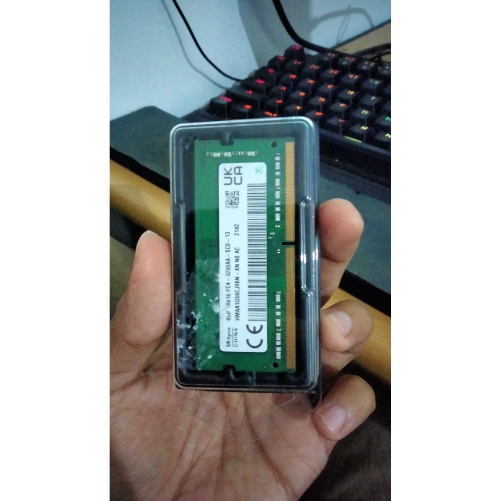 RAM SODIM 8GB DDR4 (bekas laptop lenovo legion 5)