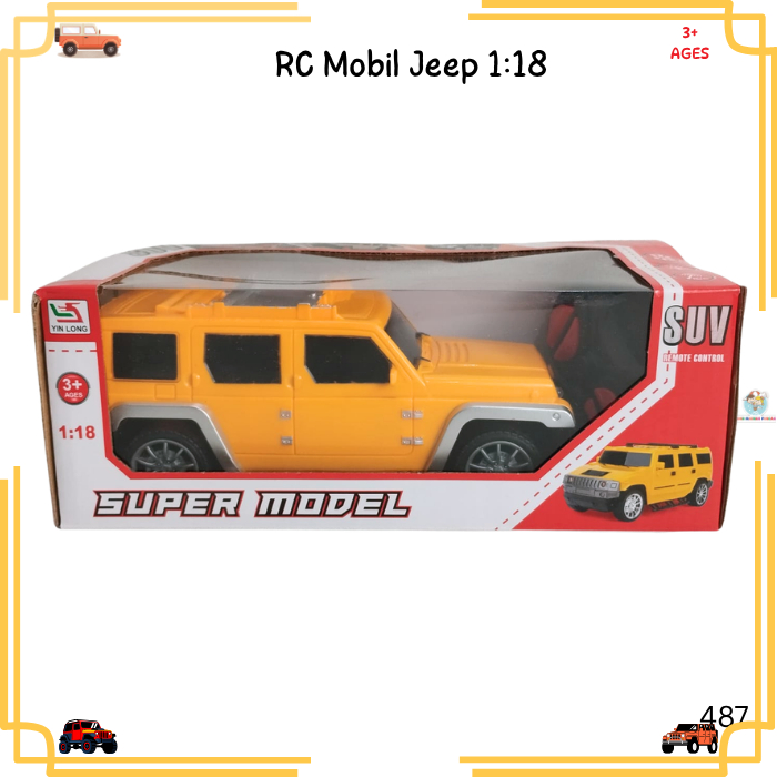 Mainan Mobil RC 4FC 1:18 Rubicon