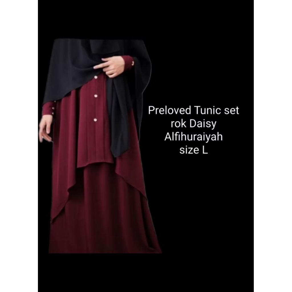 Set Tunik Rok Alfi Huraiyah Maron