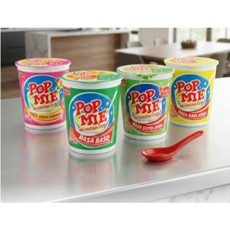 Pop Mie 75g Instant/Pop Mie Rasa Soto Ayam/Pop Mie Rasa Ayam Bawang+Baso/Pop Mie Rasa Baso/Pop Mie R