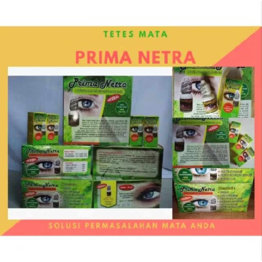 Prima Netra Tetes Mata Herbal, Ampuh Untuk Mengatasi Mata Buram Dll