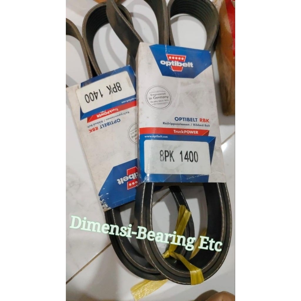 8 PK 1400 TRUCK POWER OPTIBELT / 8PK1400 TRUCK POWER OPTIBELT V-BELT