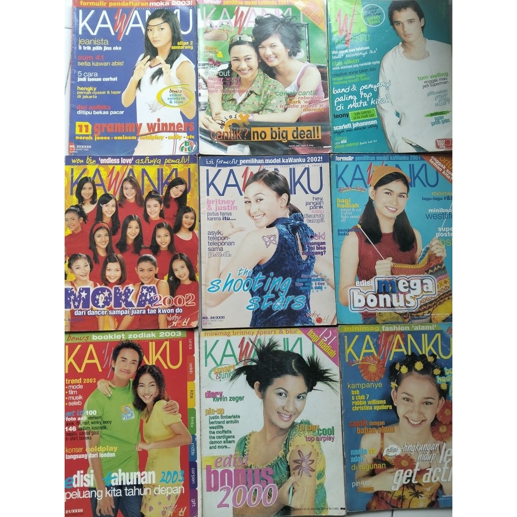 Majalah KAWANKU edisi tahun 2000-2004 majalah Remaja Majalah Bekas
