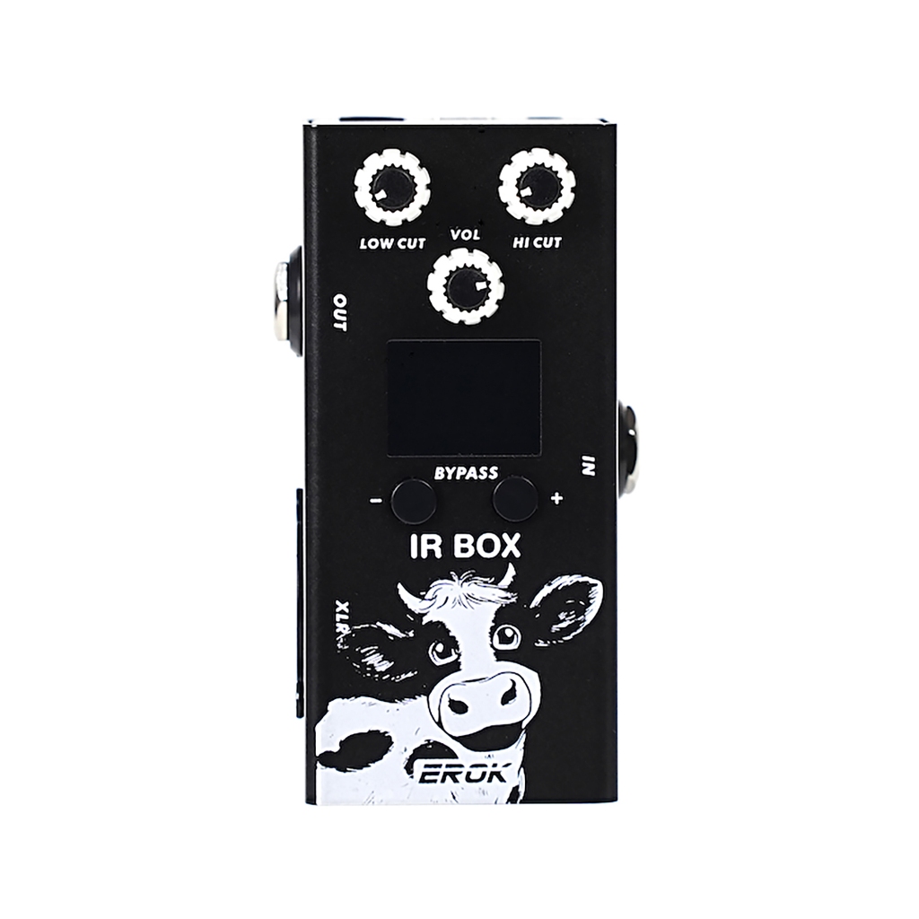 EROK IR Box Speaker Cabinet Simulator Pedal with IR Loader Guitar/Bass Impulse Response Processor
