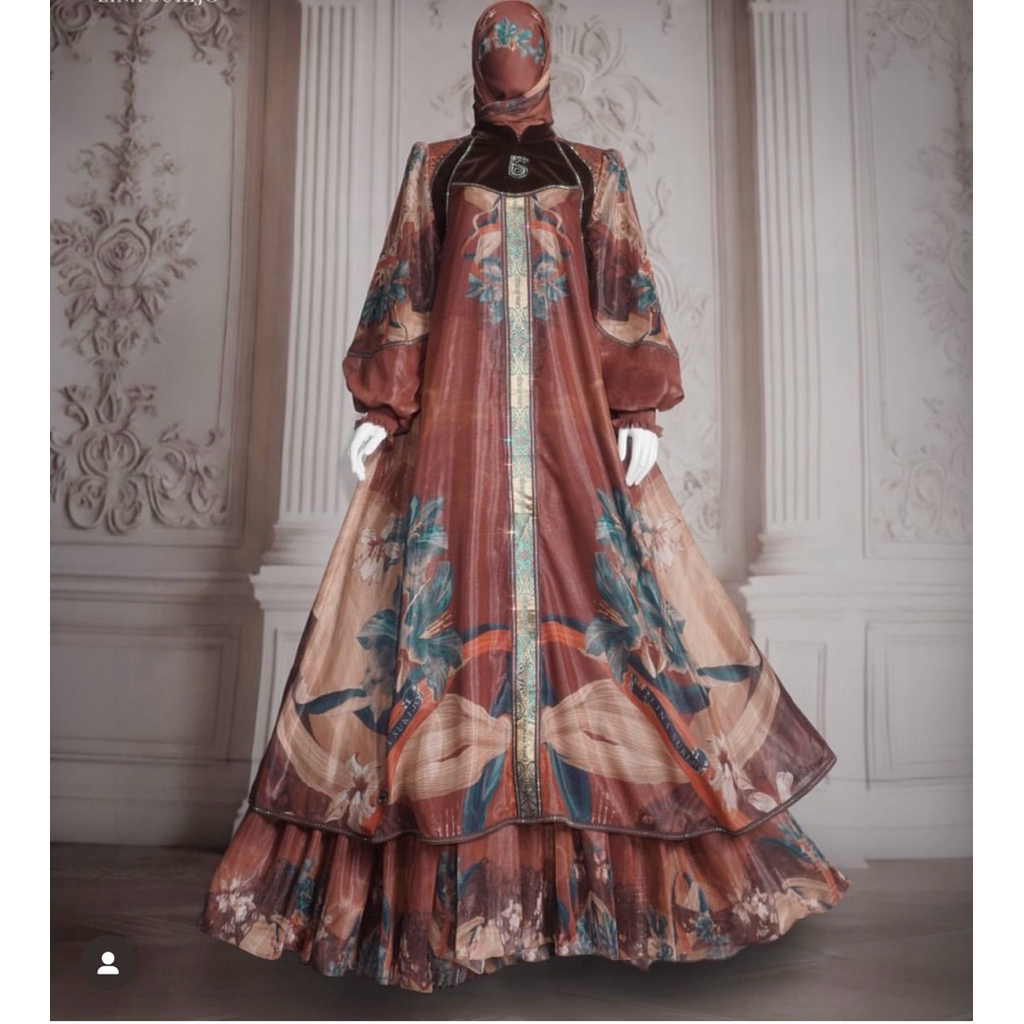 Gamis eles premium brand eL.eS lina sukijo syari