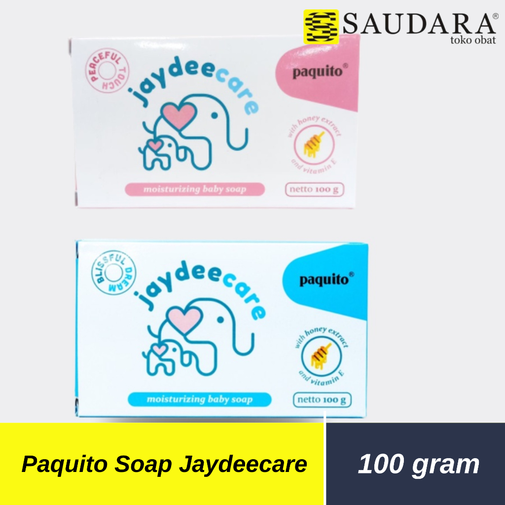Paquito Soap Jaydeecare Blue, Paquito Soap Jaydeecare Pink 100 Gr