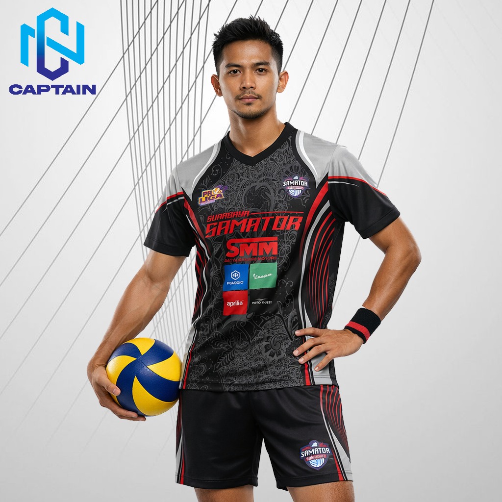 Kaos Jersey Voli Surabaya Samator Proliga Pria 2026/Jersey Voli Dry Fit Nyaman dan Ringan