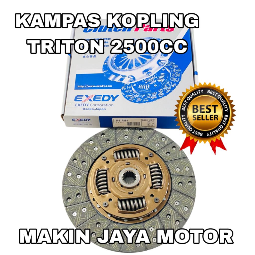 KAMPAS PLAT KOPLING MITSUBISHI TRITON 2.5CC ASLI EXEDY