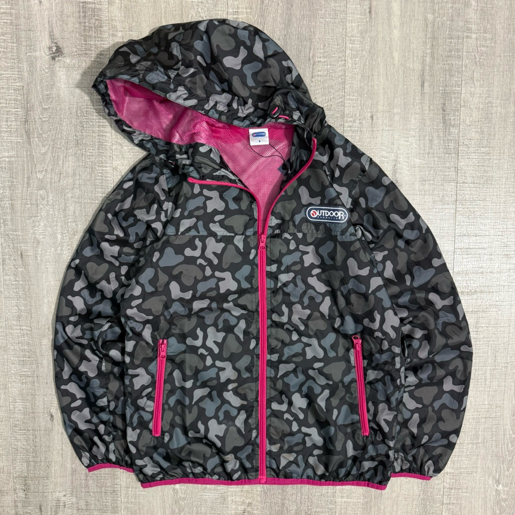 Outdoor camo running jacket