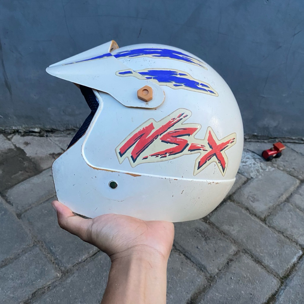 helm jadul helm nsx original helm lawasan helm nsx second
