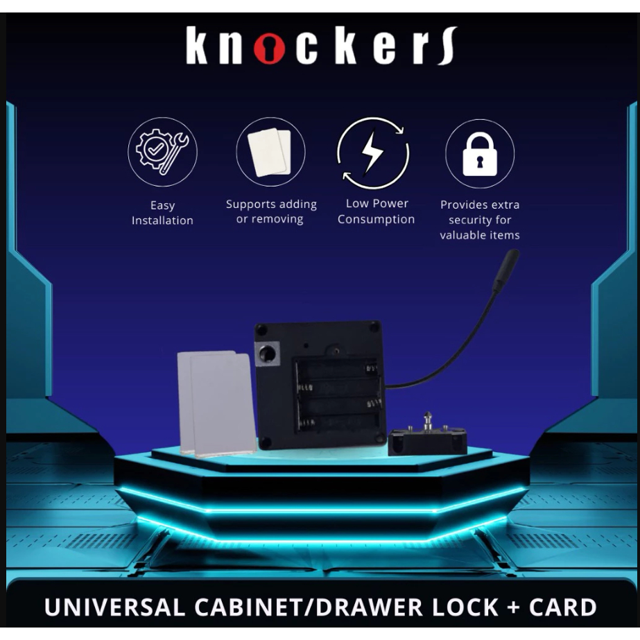 KNOCKERS DRAWER LOCK UNIVERSAL CABINET , HIDDEN LOCK CABINET DOOR KNOCKERS