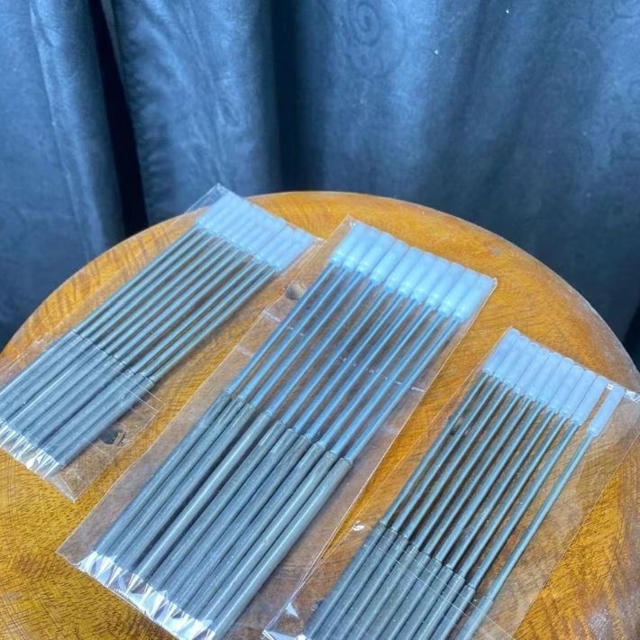 (isi 10) Mata Paser Ikan 6 mm Stenlis Panjang 18 cm As Ruji
