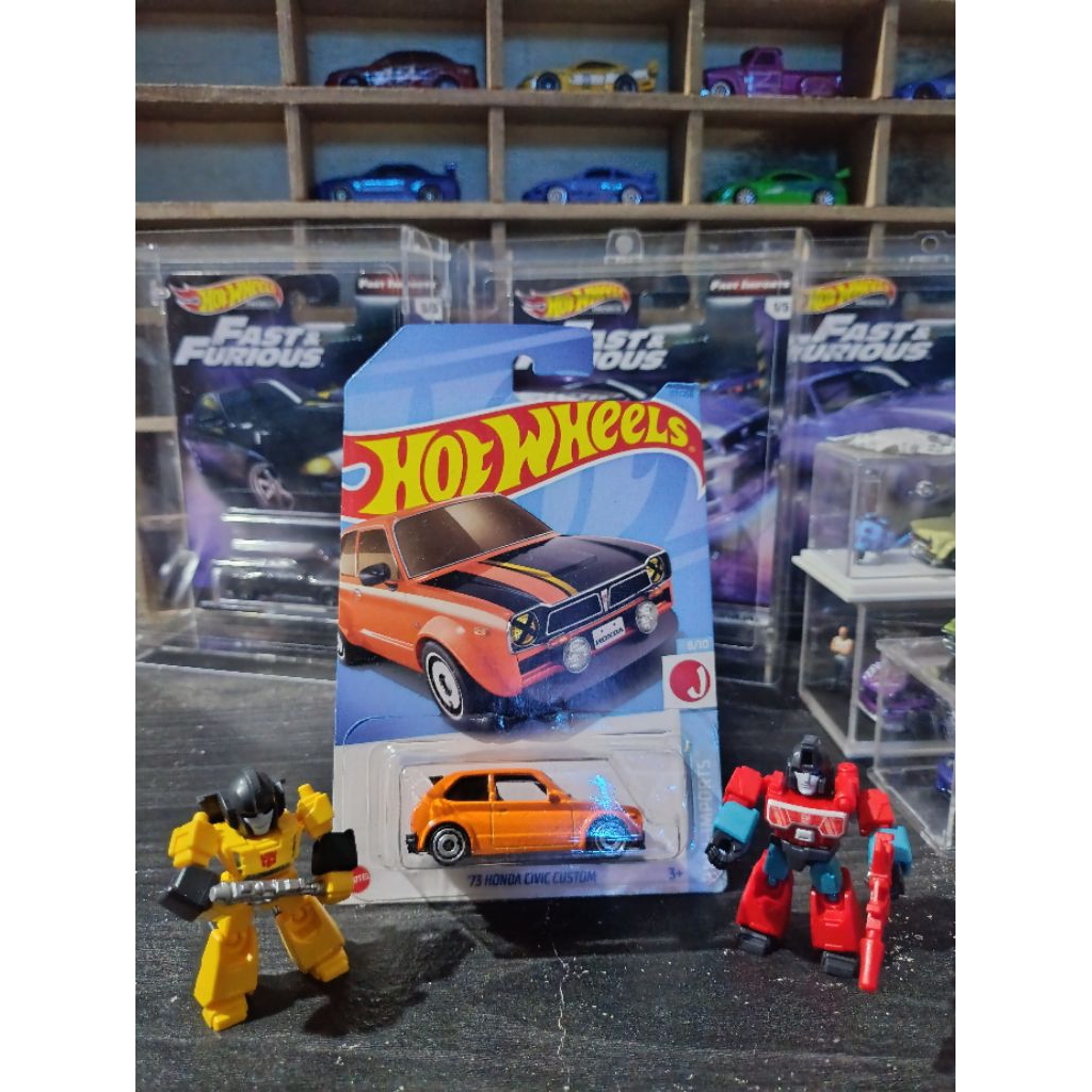 Hotwheels 73 Honda Civic Custom