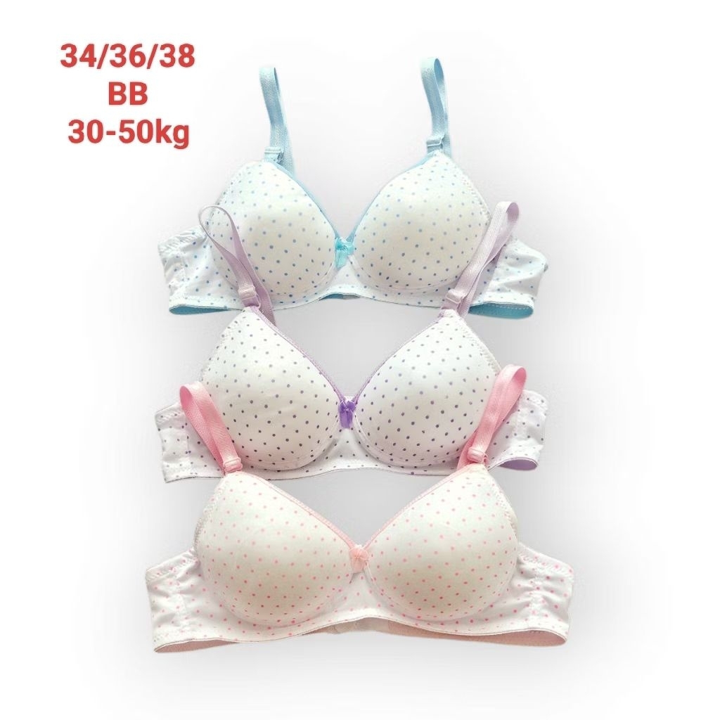 Bra Remaja 34/36/38 Busa tanpa kawat cod terlaris/Bh wanita tanpa kawat cup kecil busa sedang/bra an