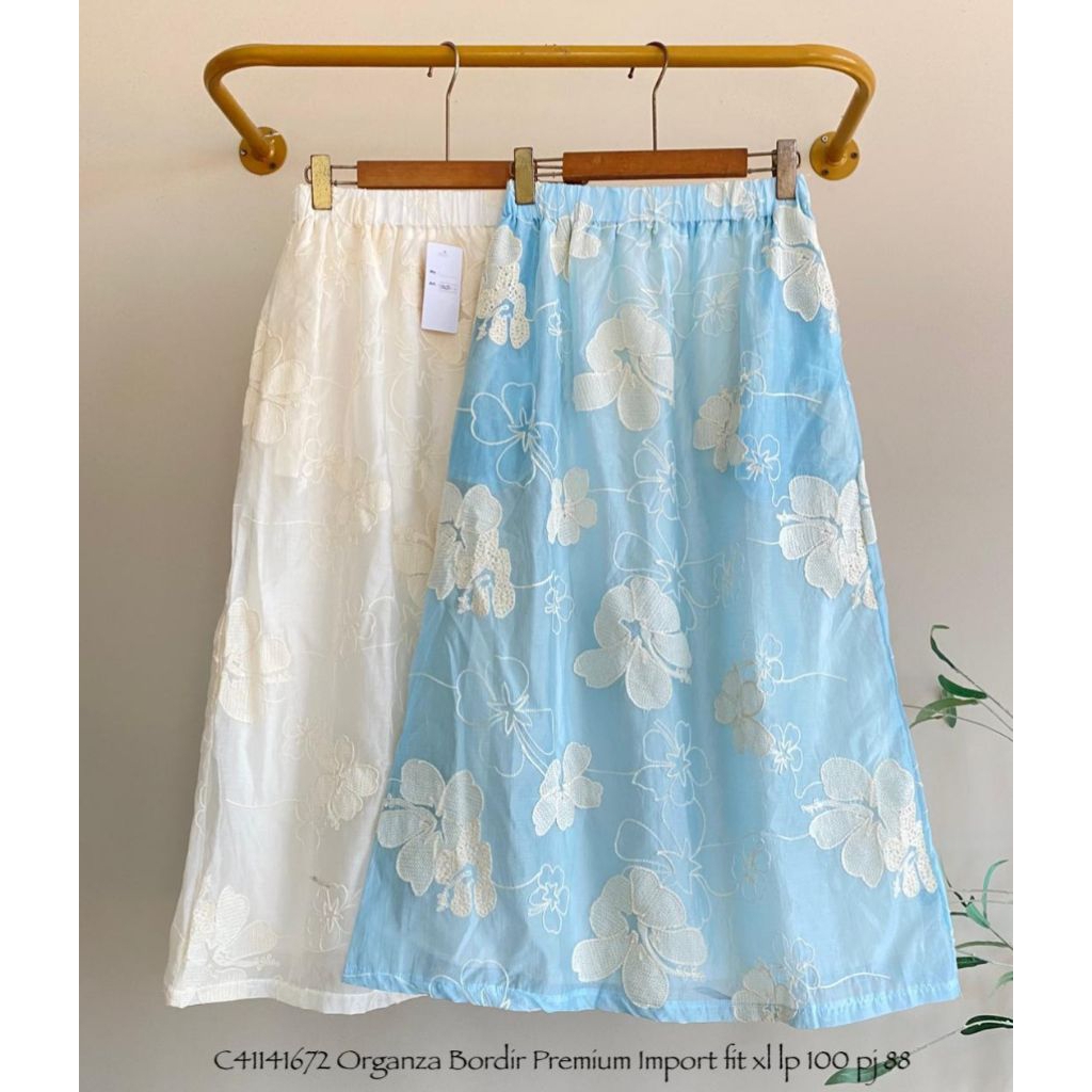 rok organza bordir premium