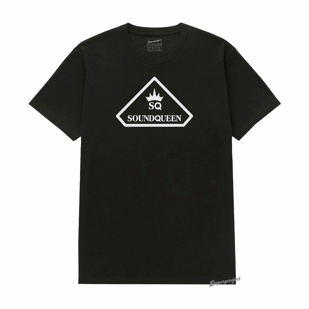 Kaos Audio sound system Soundqueen round neck unisex 100% cotton