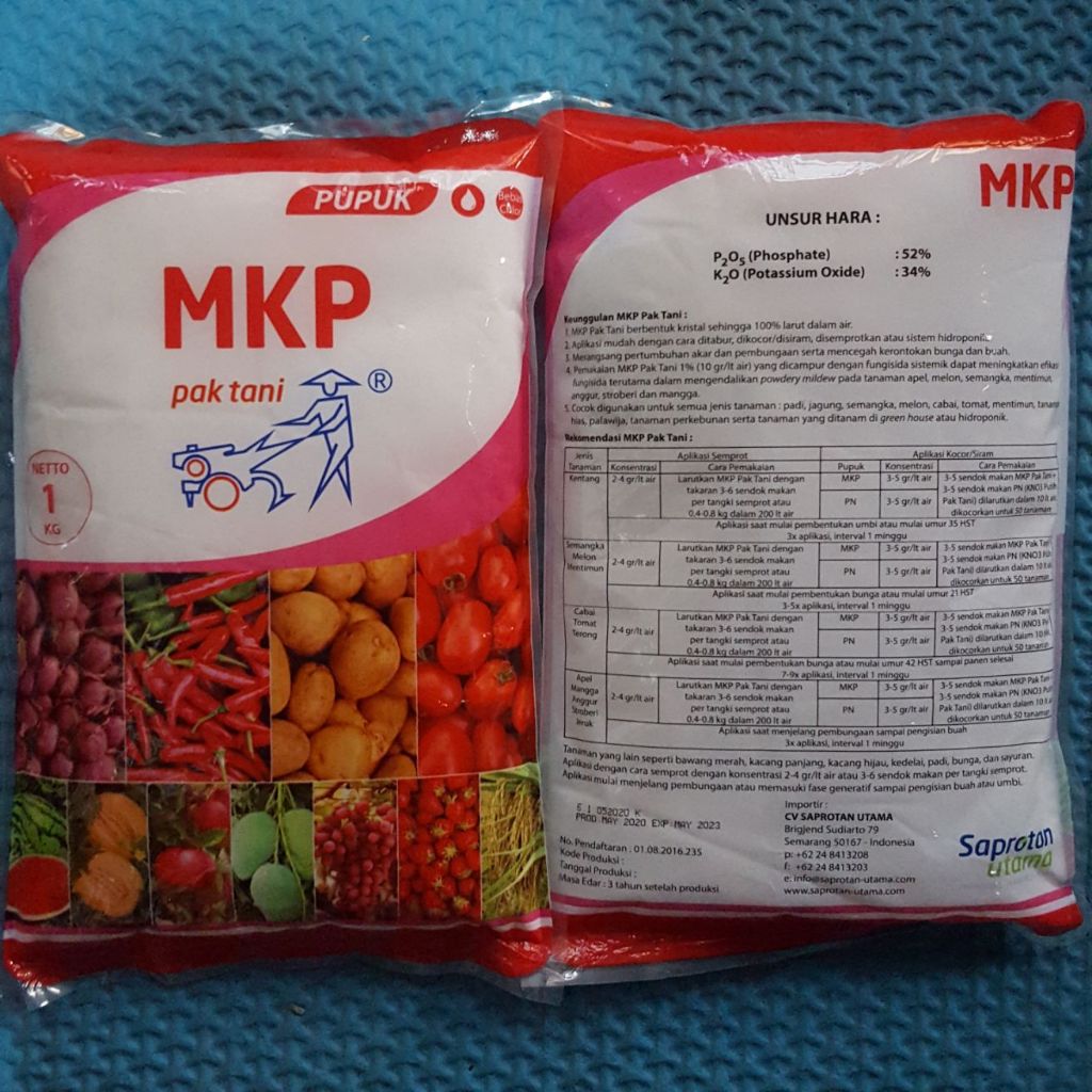 MKP Pak Tani 1 Kg Kristal Larut Air